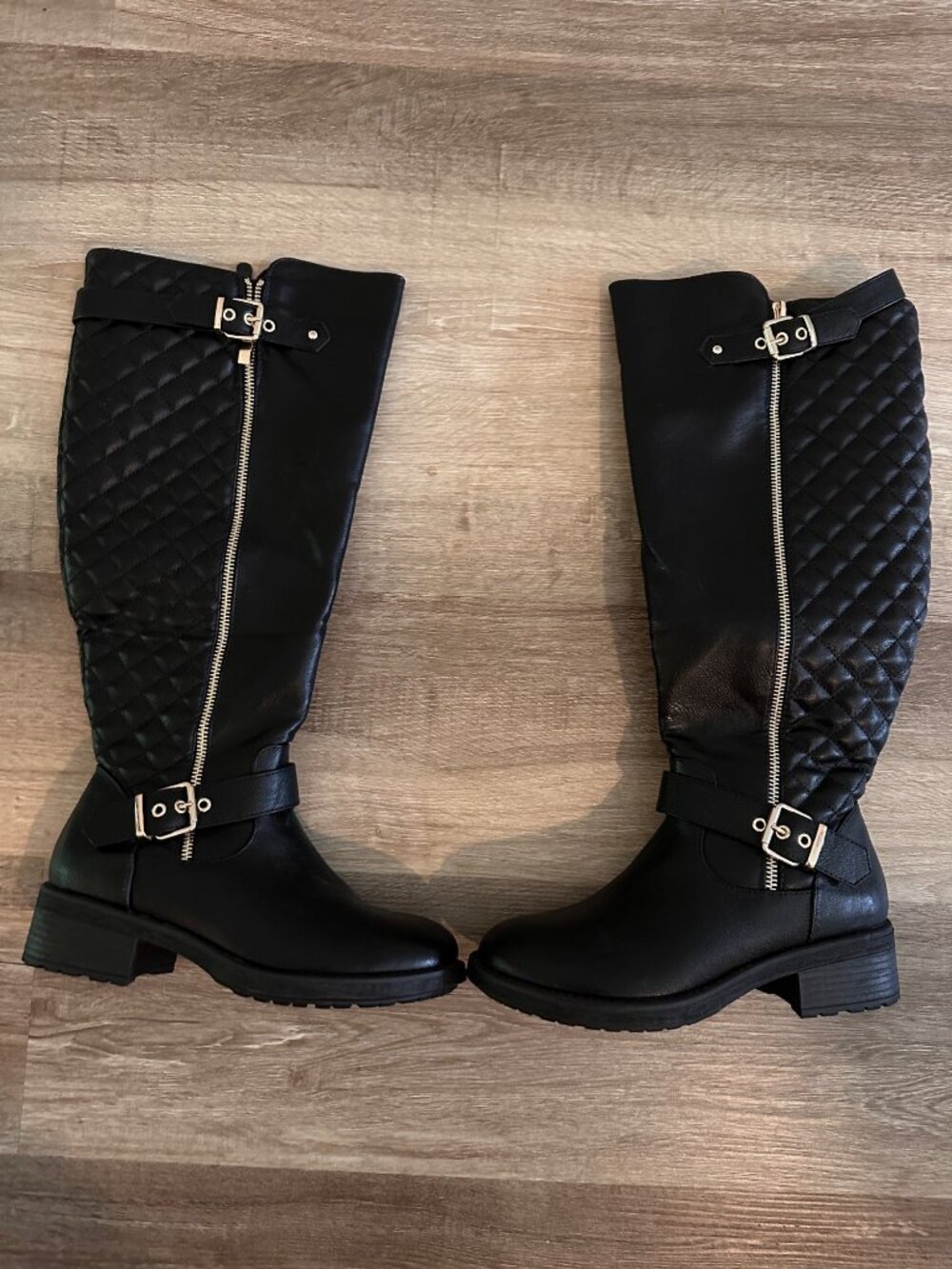 Dream Pairs black tall riding boots size 6.5